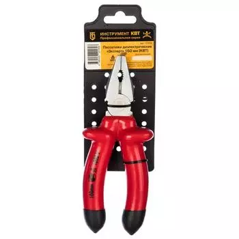 Пассатижи КВТ Эксперт 70353 (160 мм, диэлектрический материал рукоятки)
