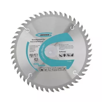 Пильный диск по дереву Gross 73328 ф210 х 32 мм, 48 зубьев + кольцо 32/30мм