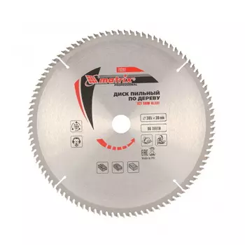 Пильный диск по дереву Matrix 73287, ф305 х 30 мм, 96 зубьев