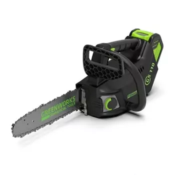 Пила цепная мобильная беспроводная Greenworks GD40TCS 2003807, 40 В, 25 см, без АКБ и З/У