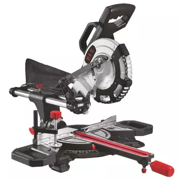 Пила торцовочная P.I.T. PCM210-C (1700Вт,3500/4900об,210мм,-45/+45гр,лазер,подсвет, ПИЛ ДЕР/МЕТ,С ПРОТЯГОМ)