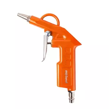 Пистолет продувочный AV Steel AV-700401 (длина носика 20 мм, рабочее давление воздуха 10 бар, вес 0.18 кг)