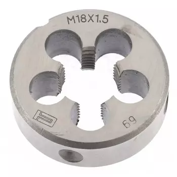 Плашка Сибртех 77048, М18 х1,5 мм