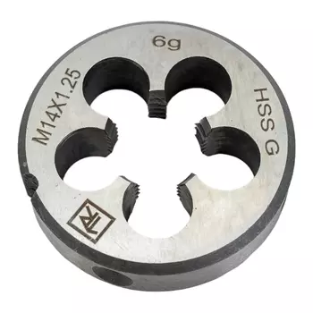 Плашка Thorvik MD14125 D-COMBO 052841 круглая ручная М14х1.25, HSS, Ф38х10 мм