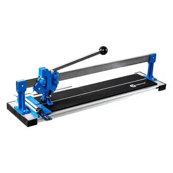 Плиткорез ручной Кобальт 793-510, 800 х 16 мм, монорельс, каретка на подшипниках, литая алюминиевая станина, ролик 22.5х6.0х5.0 мм, ВК8