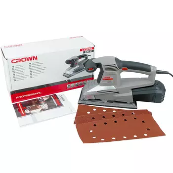 Плоскошлифовальная машина Crown CT13401 (электрическая, питание 220В, потребляемая мощность 320 Вт)