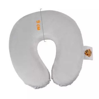 Подушка для путешествий Arizone 28-170002, с эффектом памяти, серая