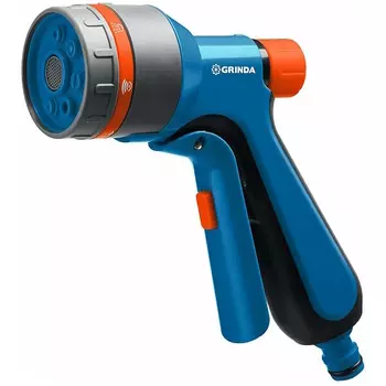 Поливочный пистолет Grinda F-7 PROLine 429120 двухкомпонентный с регулятором напора