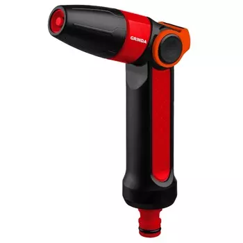 Поливочный пистолет Grinda N-R 8-427189, плавная регулировка, двухкомпонентный