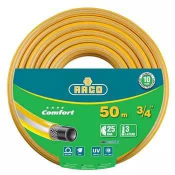 Поливочный шланг Rасо COMFORT 40303-3/4-50 (трёхслойный, армированный, 3/4", 50 м)