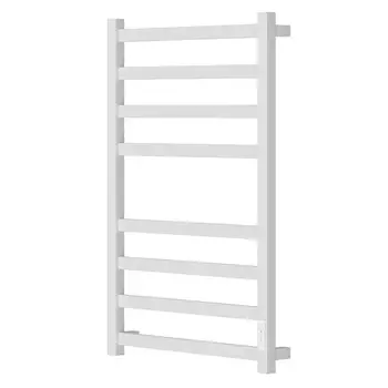 Полотенцесушитель электрический для ванной комнаты Point Меркурий PN83858W П8 (ширина 530 мм, высота 800 мм, белый)