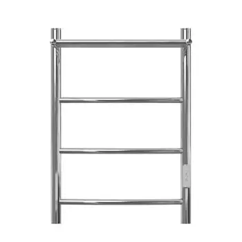 Полотенцесушитель электрический Point Афина PN04846P П3, 400x600, с полкой, диммер справа, хром