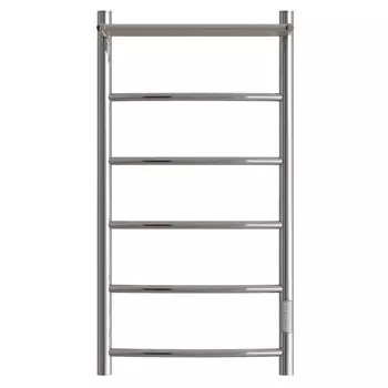 Полотенцесушитель электрический Point Афина PN04848P П5, 400x800, с полкой, диммер справа, хром