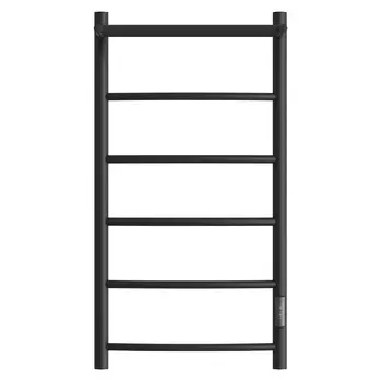 Полотенцесушитель электрический Point Афина PN04848PB П5, 400x800, с полкой, диммер справа, черный