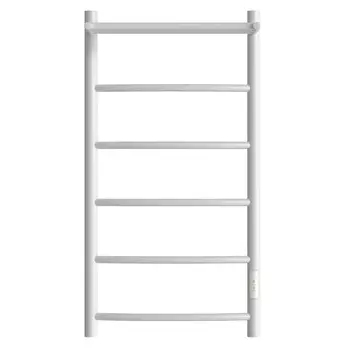 Полотенцесушитель электрический Point Афина PN04848PW П5, 400x800, с полкой, диммер справа, белый