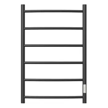 Полотенцесушитель электрический Point Афина PN04858B П6, 500x800, диммер справа, черный