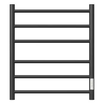 Полотенцесушитель электрический Point Аврора PN10846B П6 (ширина 432 мм, высота 600 мм, черный)