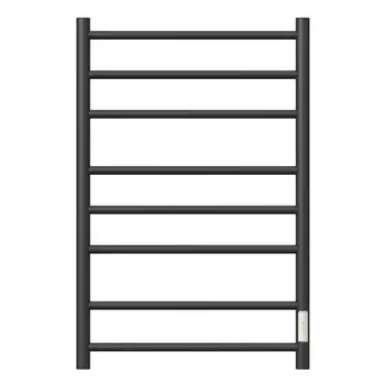 Полотенцесушитель электрический Point Аврора PN10858B П8, 500x800, диммер справа, черный