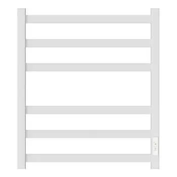 Полотенцесушитель электрический Point Меркурий PN83856W П6, 500x600, диммер справа, белый