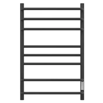 Полотенцесушитель электрический Point Сатурн PN90858B П8, 500x800, диммер справа, черный