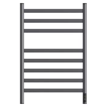 Полотенцесушитель электрический Point Селена PN16858GR П8, 500x800, диммер справа, графит премиум