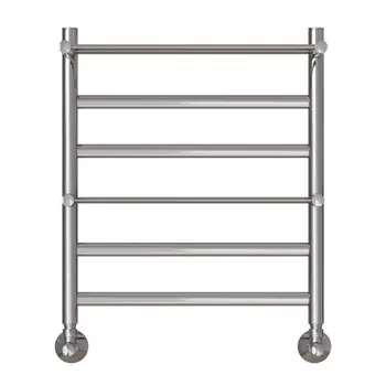 Полотенцесушитель водяной Point Артемида PN14156P П4, 500x600, c двумя полками, хром