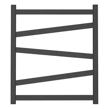 Полотенцесушитель водяной Point Феникс PN15156B П5, 500x600, черный