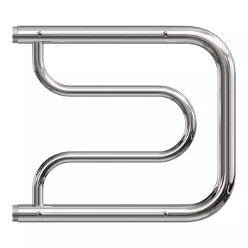 Полотенцесушитель водяной Point Фокстрот с полкой PN21334P 320x400, хром