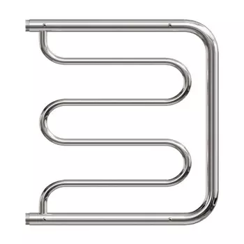 Полотенцесушитель водяной Point PN25556P 532x600, фокстрот с полкой, хром