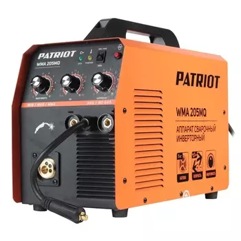 Полуавтомат сварочный инверторный Patriot WMA 205MQ 605302155, MIG/MAG/MMA