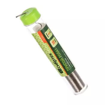 Припой с канифолью Сибртех 913361, D 1 мм 10 г, POS61