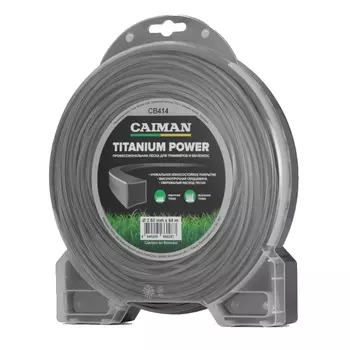 Профессиональная леска Caiman Titanium Power CB414, квадрат, 2,5 мм, 64 м