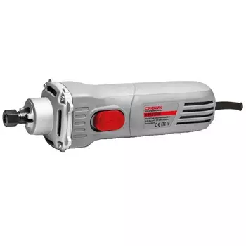 Прямая шлифмашина Crown CT13308 (сетевая, цанга 6 мм, электронная регулировка скорости)