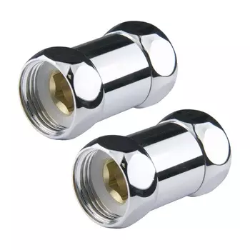 Прямое соединение для полотенцесушителя Point PN00001 1"х1" г/г, хром (пара)