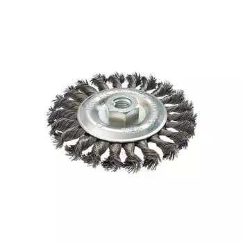 Радиальная витая кордщетка для МШУ Практика 242-656 (125 мм, M14)