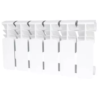 Радиатор биметаллический невысокий Rommer Plus BM 200 (6 секций, емкость секции 0.18 л.)