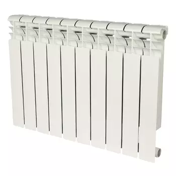 Радиатор биметаллический Rommer Profi BM 500 (BI500-80-80-150) 10 секций (RAL9016)