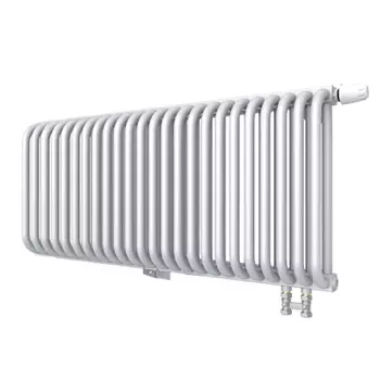 Радиатор Rommer RST-203024-020 RST 2030/24, стальной, 2 трубчатый, нижнее правое подключение RAL9016