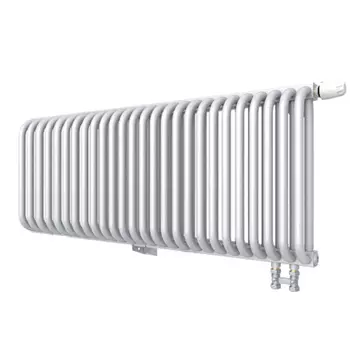 Радиатор Rommer RST-203027-020 RST 2030/27, стальной, 2 трубчатый, нижнее правое подключение RAL9016