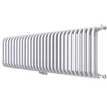 Радиатор Rommer RST-203028-010 RST 2030/28, стальной, 2 трубчатый, боковое подключение RAL9016