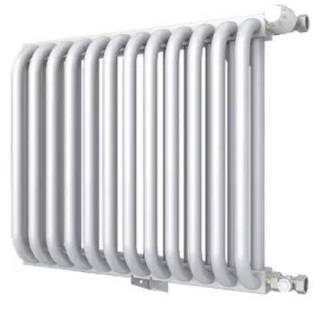 Радиатор Rommer RST-205012-010 RST 2050/12, стальной, 2 трубчатый, боковое подключение RAL9016