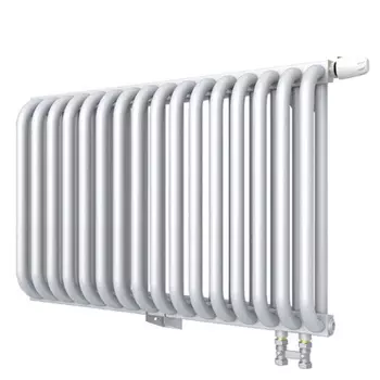 Радиатор Rommer RST-205016-020 RST 2050/16, стальной, 2 трубчатый, нижнее правое подключение RAL9016