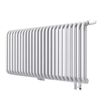 Радиатор Rommer RST-205024-020 RST 2050/24, стальной, 2 трубчатый, нижнее правое подключение RAL9016