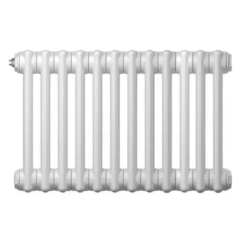 Радиатор трубчатый Zehnder Charleston 2050, 12 секций, боковое подключение, 1/2", RAL9016, НС-1273710