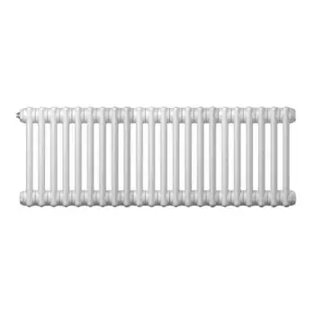 Радиатор трубчатый Zehnder Charleston 2050, 26 секций, 1/2 бок.подкл., RAL9016 (кроншт. в компл), НС-1440317