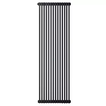 Радиатор трубчатый Zehnder Charleston 2180, 14 секций, боковое подключение, 1/2", RAL9005matt (9205), НС-1411142