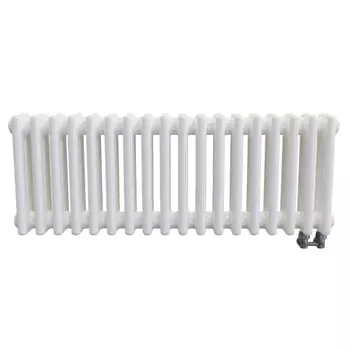 Радиатор трубчатый Zehnder Charleston 3030, 18 секций, нижнее подключение, 1/2", RAL9016, НС-1326069