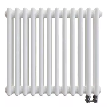 Радиатор трубчатый Zehnder Charleston 3050, 12 секций, нижнее подключение, 1/2", RAL9016, НС-1326499