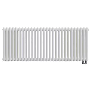 Радиатор трубчатый Zehnder Charleston 3050, 28 секций, нижнее подключение, 1/2", RAL9016, НС-1257782