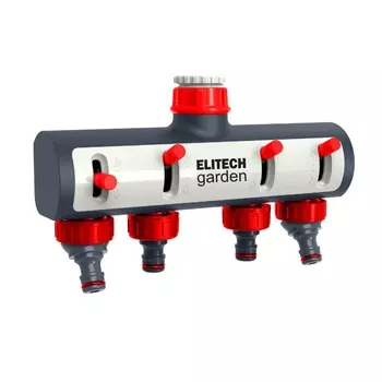 Распределитель 4-х канальный Elitech Garden HF 004 206028